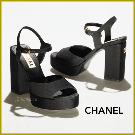 chanel open toe heels|Chanel pumps heels.